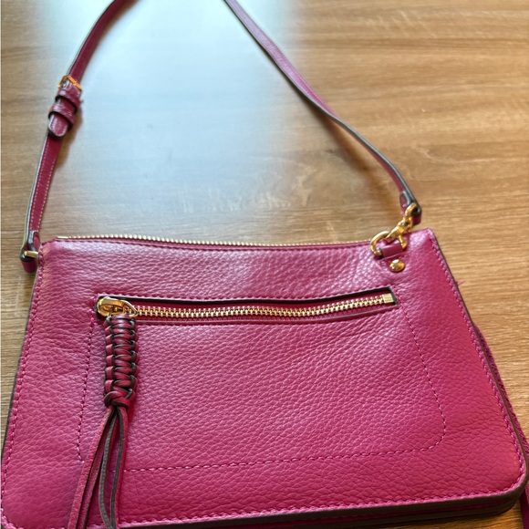 Vince Camuto Hot Pink 100% Leather Crossbody - Picture 1 of 11